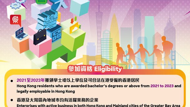 Greater Bay Area Youth Employment Scheme (大灣區青年就業計劃) for the Class of 2021, 2022 and 2023