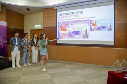 同學們做足準備，為ShopBack的發展及營銷方向提供創新的點子，同時充分發揮藝術和設計才能。
