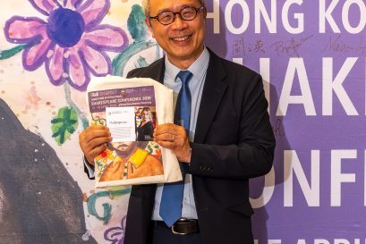 Professor Ronald Chung delivers a welcoming speech at the Conference, highlighting Hong Kong’s role as a global connector and celebrating the event's return after nearly 30 years.